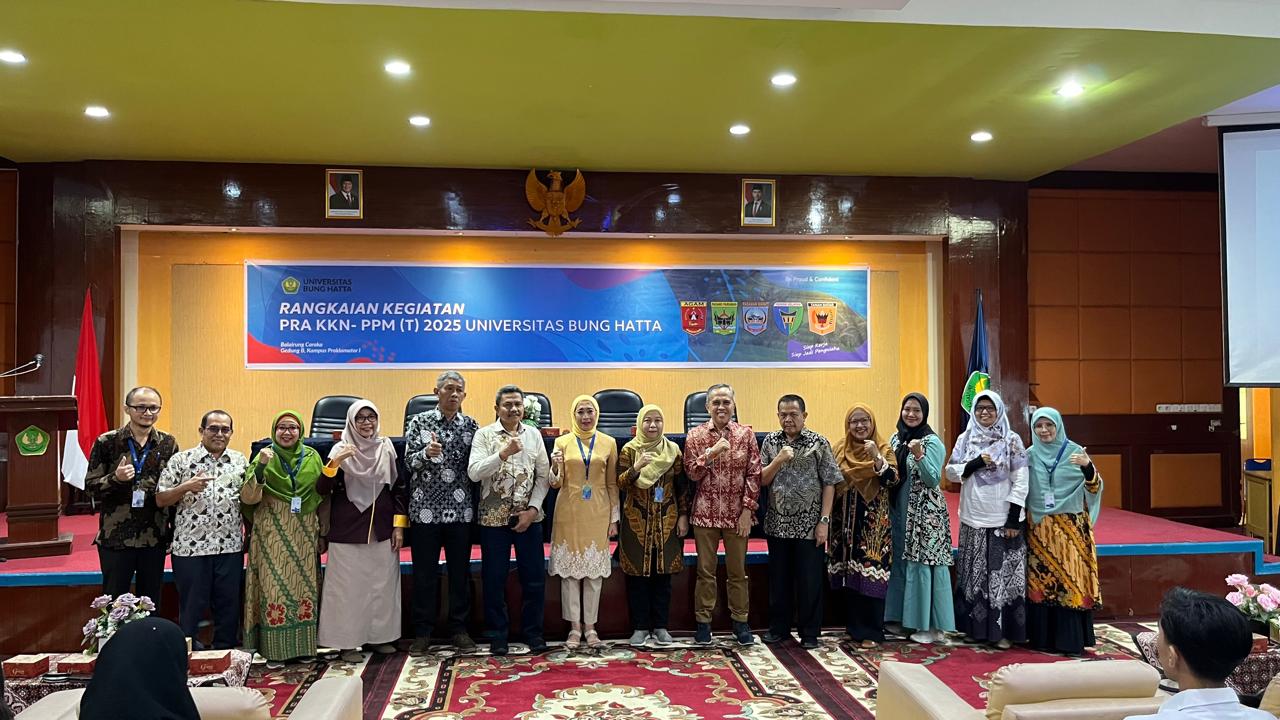 Rektor Universitas Bung Hatta Buka Pembekalan Mahasiswa KKN-PPM (T) Tahun 2025