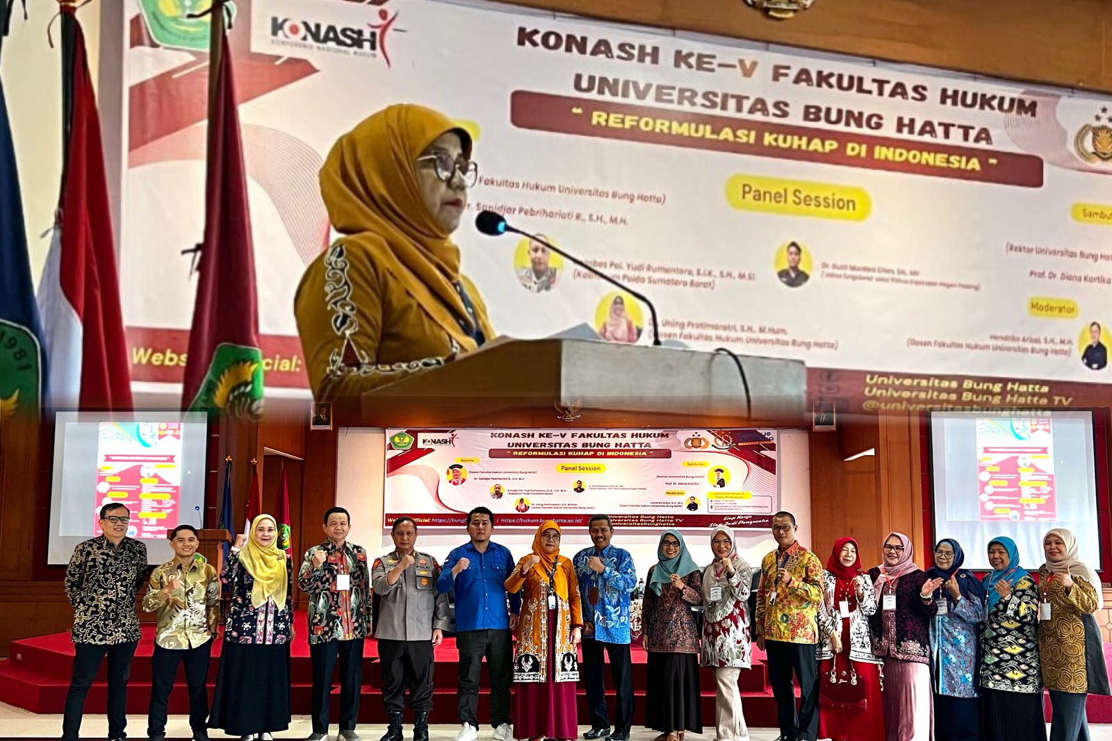 FH Universitas Bung Hatta Gelar Konferensi Hukum Nasional (KONASH) ke-V: Reformulasi KUHAP dan Tantangan Sistem Hukum Nasional