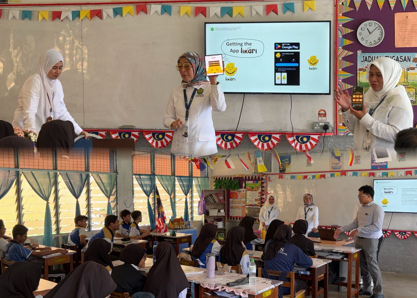 Dosen Universitas Bung Hatta Kembangkan Inovasi Pembelajaran Bahasa Jepang Lewat Aplikasi Likari di Sekolah Malaysia