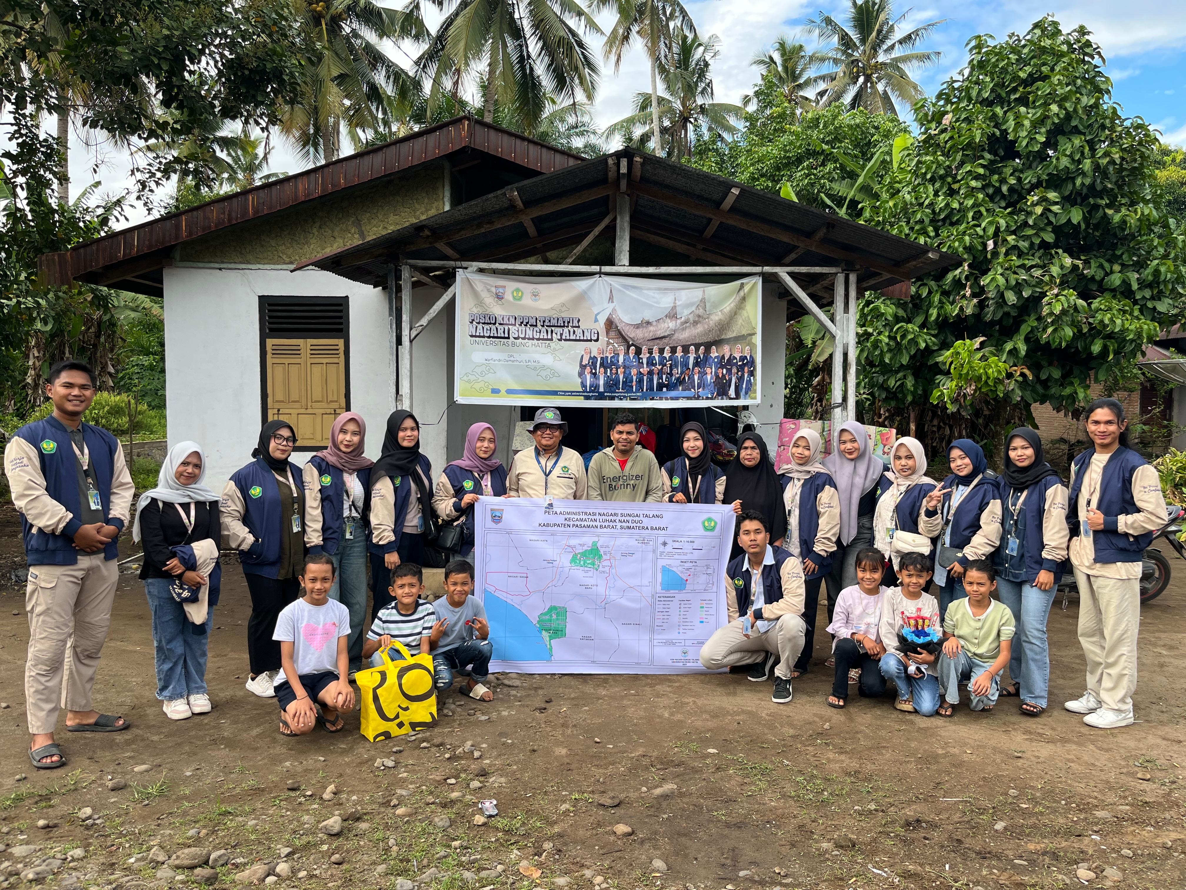 Mahasiswa KKN PPM Universitas Bung Hatta Buat Program Berdampak di Nagari Sungai Talang Pasaman