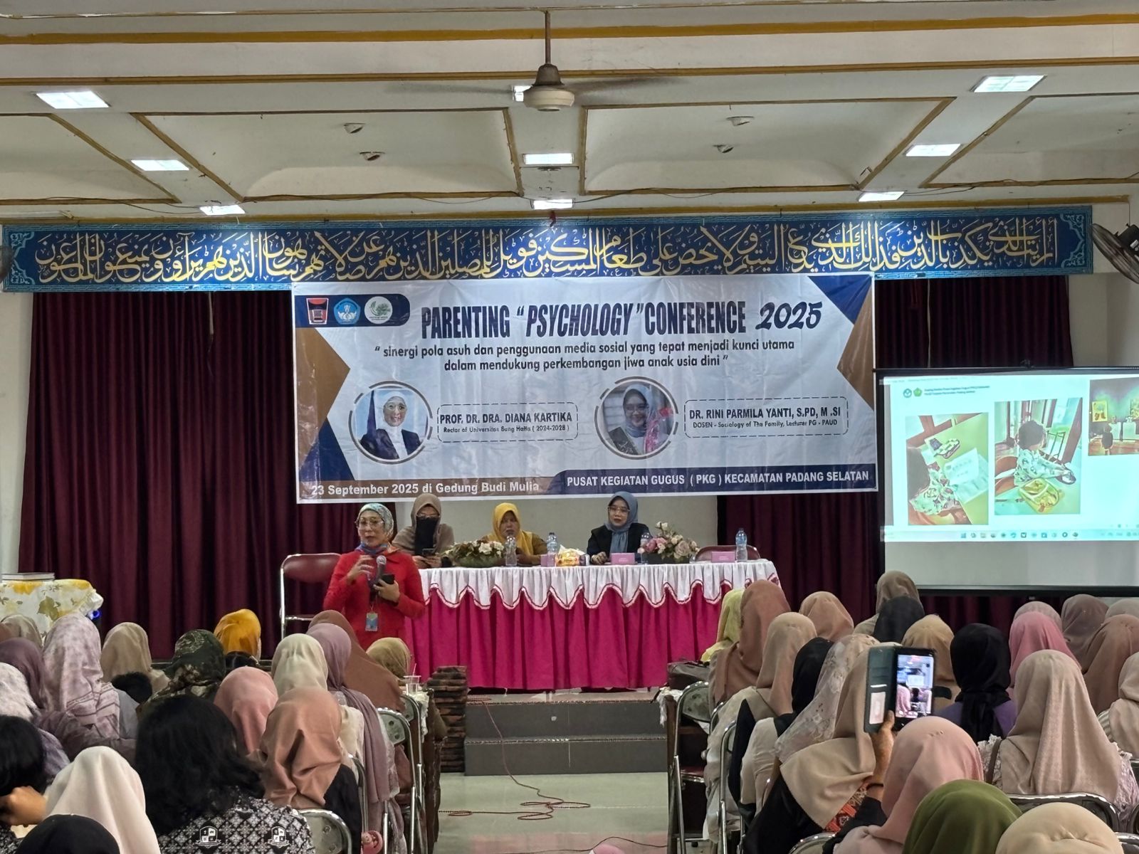 Rektor Universitas Bung Hatta Jadi Narasumber Sharing Session PKG Edelweiss PAUD Terpadu Padang Selatan