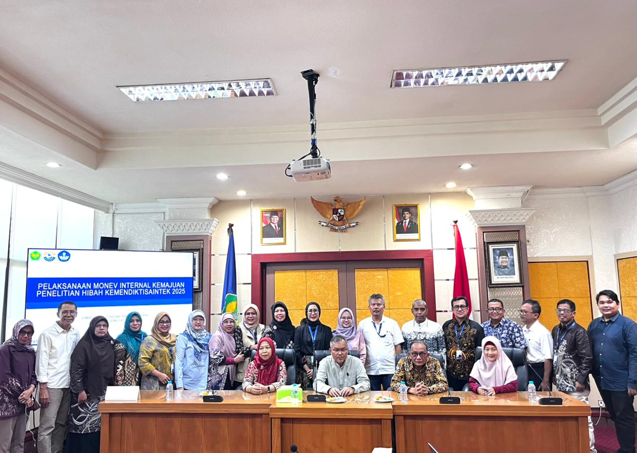 LPPM Universitas Bung Hatta Adakan Monev Internal Penerima Hibah Penelitian Pendanaan Kemendiktisainstek Tahun 2025