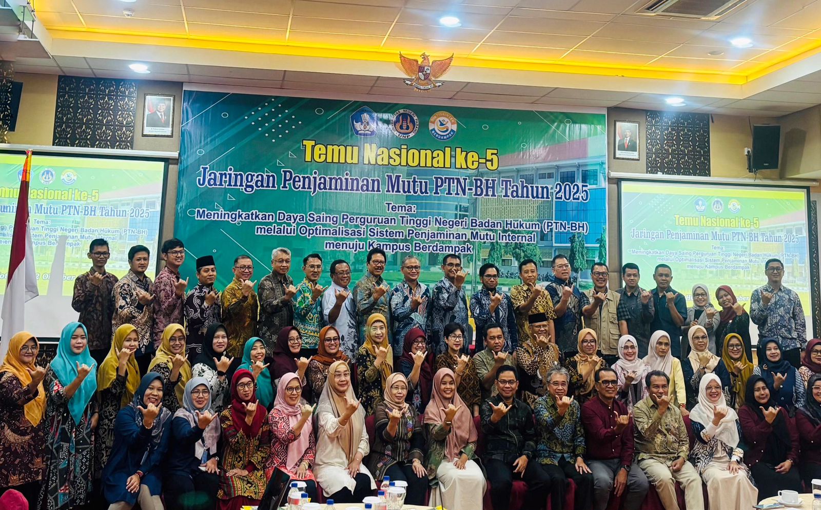 BPM Universitas Bung Hatta Hadiri Temu Nasional Jaringan Penjaminan Mutu