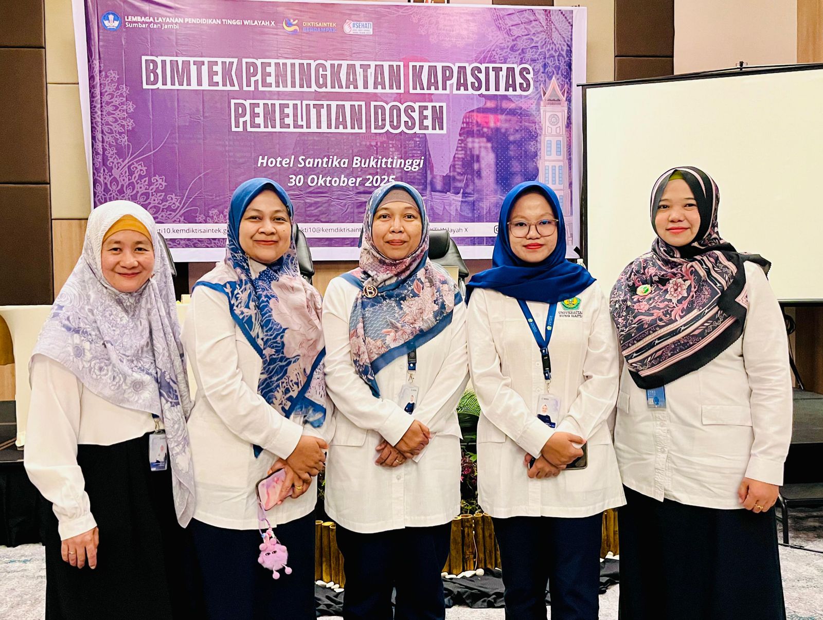 Dosen Universitas Bung Hatta Ikuti Bimtek Peningkatan Kapasitas Penelitian Dosen LLDIKTI Wilayah X di Bukittinggi