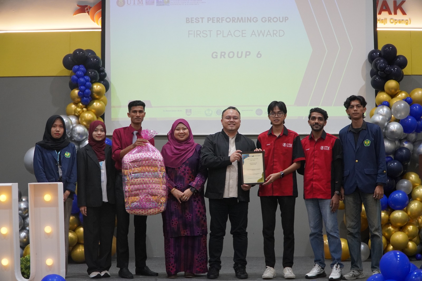 Tim Mahasiswa TEK Universitas Bung Hatta Juara 1 Best Performing Group IWICME di Malaysia