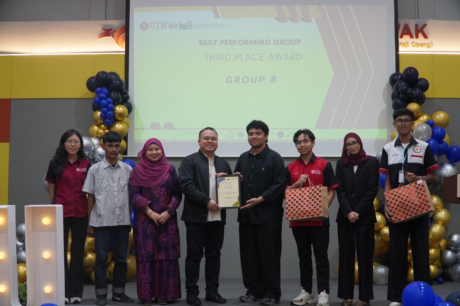 Tim Mahasiswa TEK Universitas Bung Hatta Juara 3 Best Performing Group IWICME 2025 di Malaysia