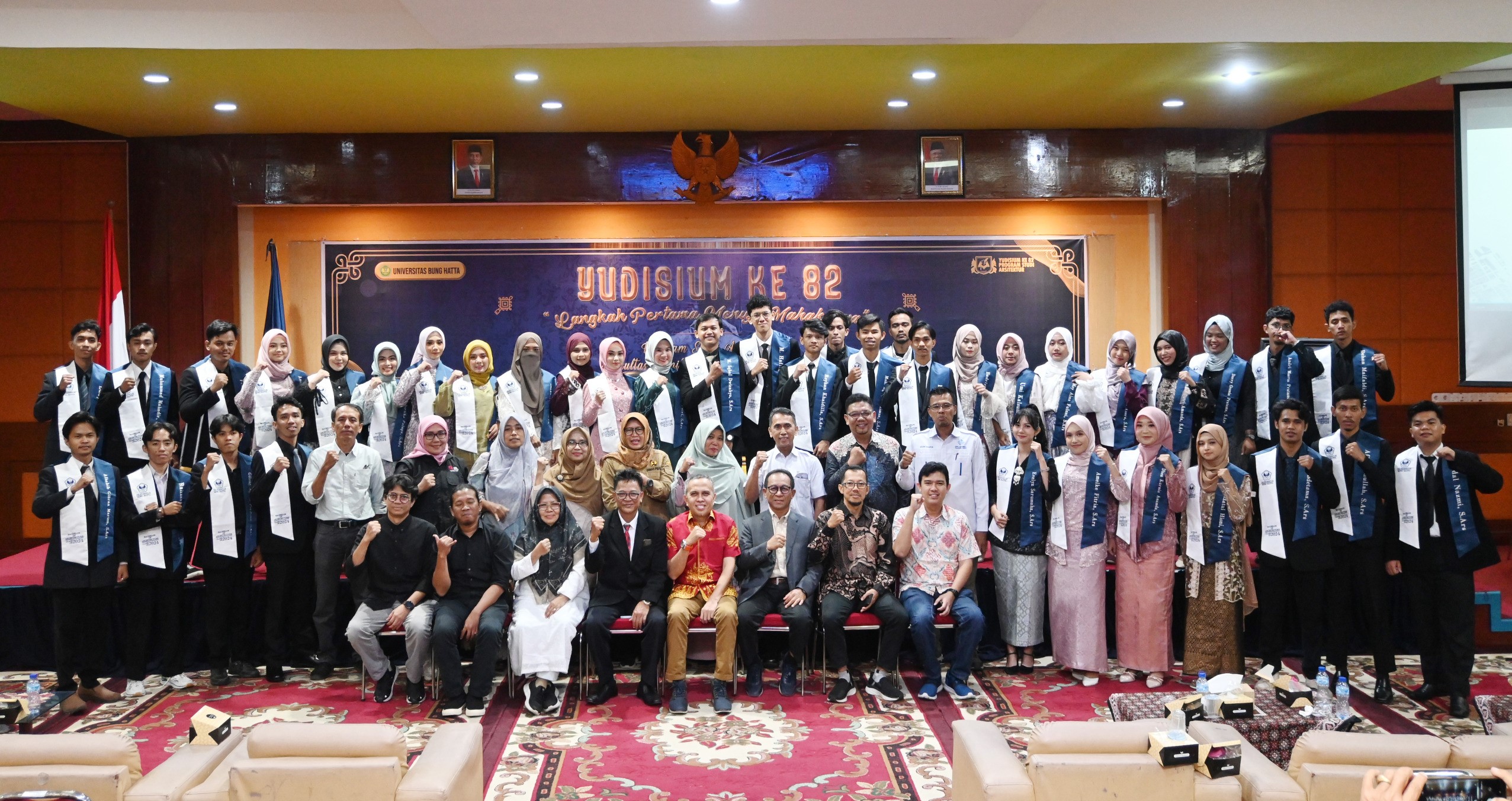 39 Lululsan Teknik Arsitektur FTSP Universitas Bung Hatta, Gelar Yudisium ke-82